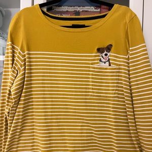 Joules Harbour Embroidered Long Sleeve Jersey Top